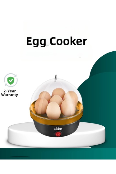 Epilons ماكينة طهي البيض الكهربائية بسعة 7 بيضات