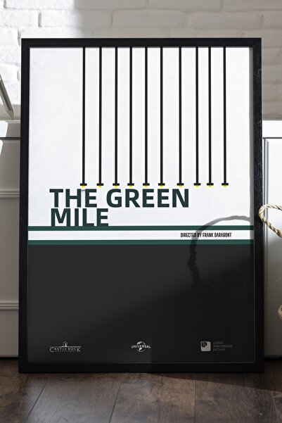 Duvarda Αφίσα Green Road με μαύρο ξύλινο πλαίσιο, διακοσμητική ζωγραφική τοίχ...