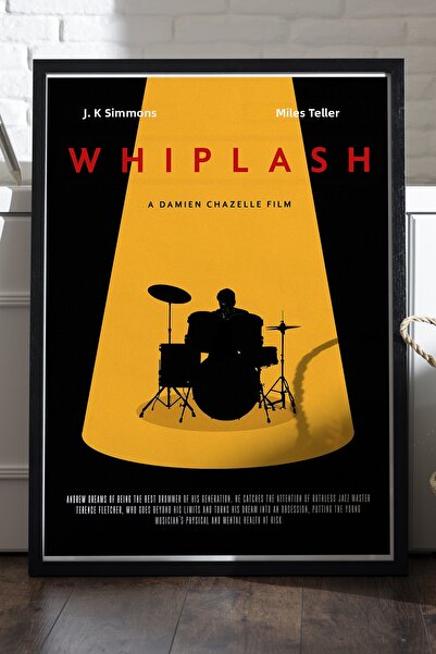 Duvarda Αφίσα Whiplash με μαύρο ξύλινο πλαίσιο, διακοσμητική ζωγραφική τοίχου...