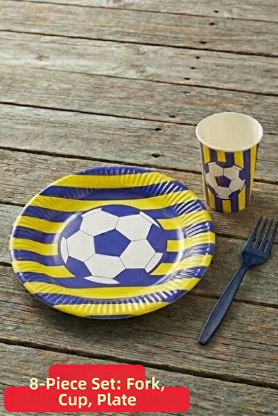 Baloncu Dede Διακοσμητικά για πάρτι γενεθλίων με θέμα το ποδόσφαιρο, κίτρινο ...