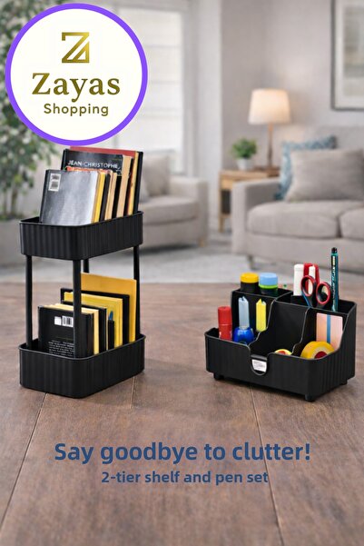 Zayas Shopping Zs-0063-2-Piece Office and Home Organizer Set – Desktop Statio...