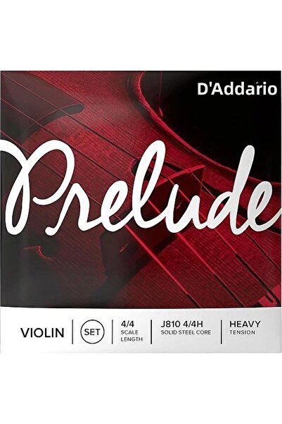 Daddario D'Addario J810H Prelude Violin String Set (4/4 - Heavy) |   Extra Du...