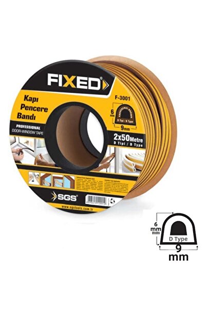 SGS باب ثابت - شريط نافذة أبيض 2X50MT