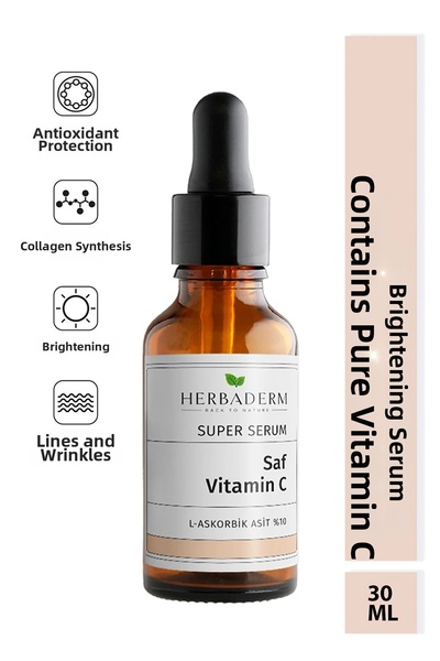 YİFOREVERS KOZMETİK سيروم فيتامين C لتفتيح وتوحيد لون الوجه 30 مل 10% حمض الأ...