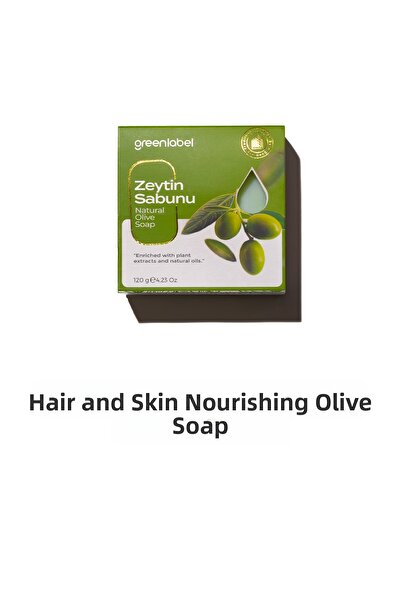Greenlabel Olive Oil Soap Natural Hair and Skin Nourishing 120gr