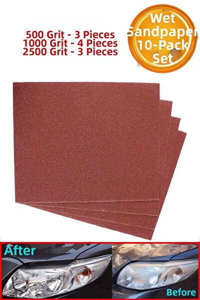 Badem10 مجموعة تلميع السيارة اليدوية المصنوعة من الورق السميك الناعم لتنظيف ا...