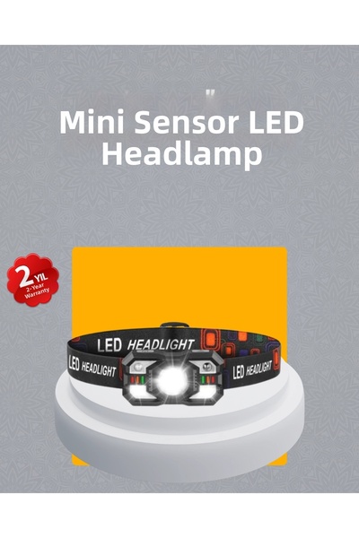 Twin Store مصباح أمامي LED قابل للبرمجة مع مستشعر حركة و5 أوضاع