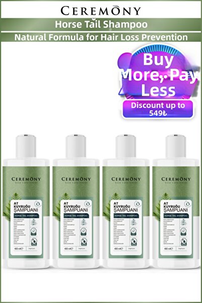 Ceremony 15-Ingredient Shampoo with Horsetail, Rosemary and Hyaluronic Acid 4...