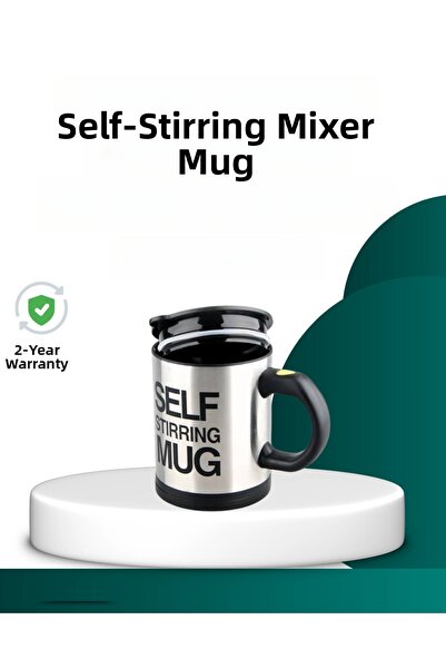 Epilons Automatic Mixing Thermos Mug |   Ergonomic Design