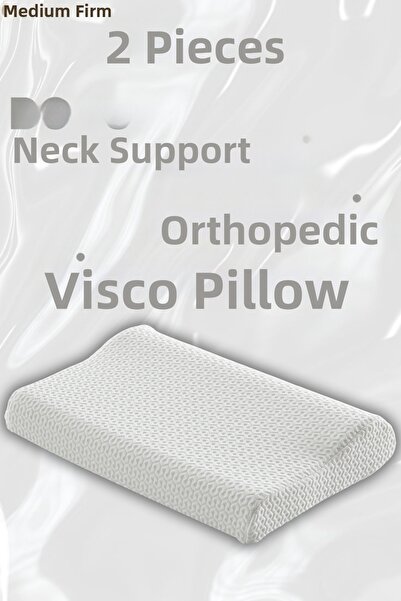 Pillow Market Μαξιλάρι στήριξης αυχένα Visco για ευθυγράμμιση του αυχένα Lüx ...