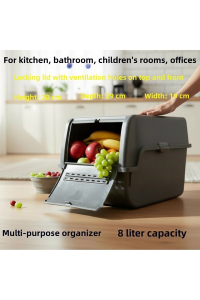 Motek Technow Mt-40 S-Box 8 Liter Multi-Purpose Organizer Anthracite 1 Piece