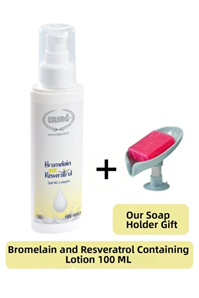 Ersağ لوشن يحتوي على البروميلين والريسفيراترول 100 مل + (هدية صابون) 624-01