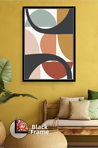 KOSS Dijital Pictură pe pânză geometrică abstractă Decor modern de perete Pic...