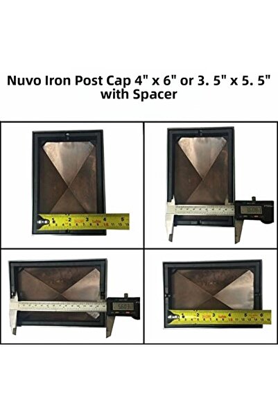 Yıldızan Terra Organik Iron Pyramid Pole Cover, 4" X 6" - Black Terra Organik...