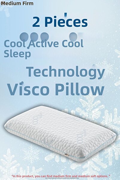 Pillow Market Αντιιδρωτικό μαξιλάρι Visco με έλεγχο θερμότητας Cool Active Vi...