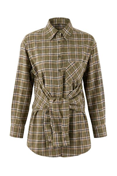 Trendyol Collection Green Shirt Twoaw26Go00156