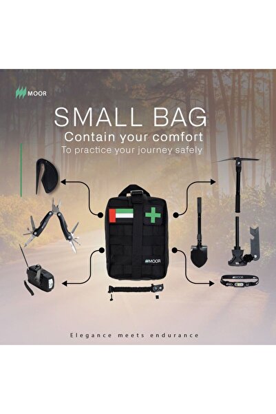 Moor مجموعة أدوات الإسعافات الأولية للبقاء على قيد الحياة، 171 قطعة - معدات ط...