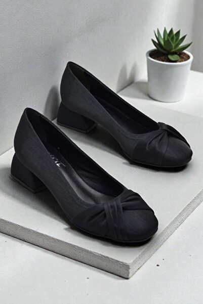 ISPARTALILAR 804 Women's High Heel Shoes 3.5 cm Thick Heel Mother's High Heel...