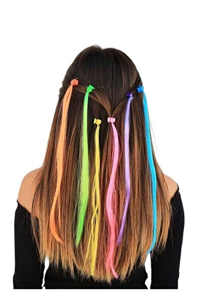 SHEKER HOME Set de agrafe pentru păr colorate pentru fete - 6 bucăți