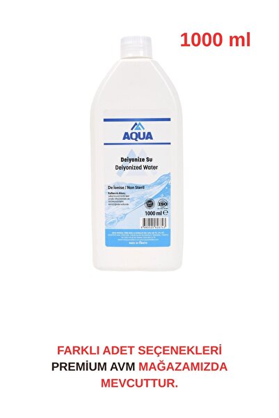 aquamed Deiyonize Su 1000 ml Saf Su | Ütü Suyu, Laboratuvar, Test Cihazı ve A...