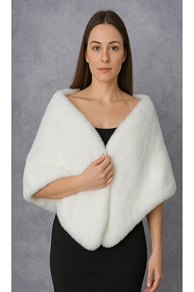 laviyonsa Toscana kürk şal Gelinlik üstü Etol (ürünün ÜSTÜNDE ürün koruma ban...