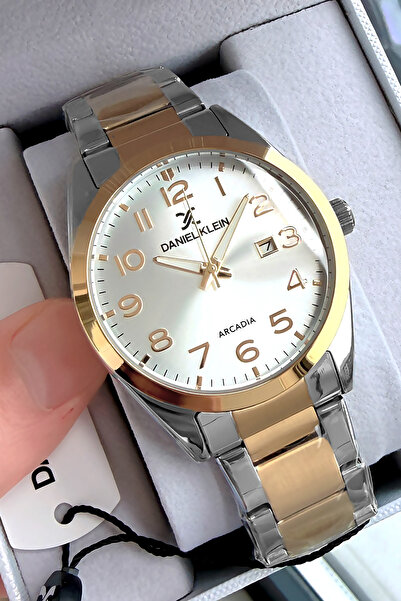 Daniel Klein Erkek Kol Saati 3 Atm Su Geçirmez Gümüş Renk Çelik Kordon Dke2063c3