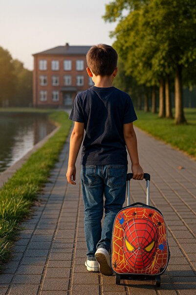 NEWFULL Rucsac portabil pentru băieți pentru școala primară