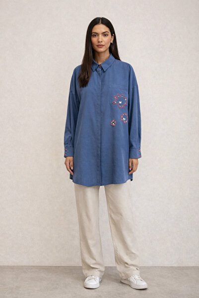 Kayra Тюнік з вишивкою з ліоцелю