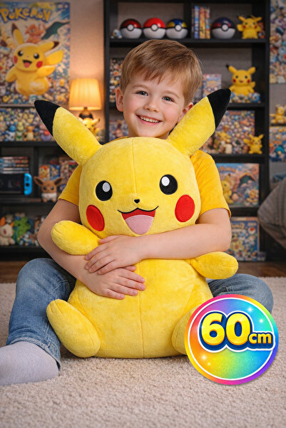 TOYFEST Pokemon Pikachu Pelüş 60 cm