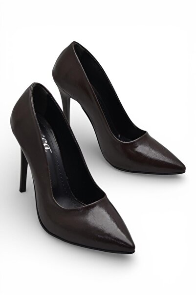 ISPARTALILAR 803 Stiletto Women's High Heel Shoes 10.5 cm Thin Heel Evening D...