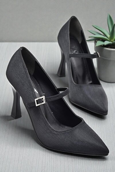 ISPARTALILAR 801 Women's High Heel Shoes 9 cm Goblet Heel Evening Dress Weddi...