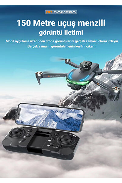yollayenilensin A17 Drone Engel Kaçınma WiFi FPV Kamera Optik Akış Katlanabil...