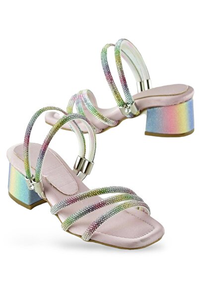 ayakkabiburada 659 Model Fata Pantofi cu Toc - Pantofi de Seara de Nunta si L...