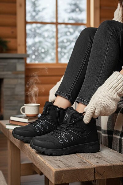 ISPARTALILAR 579 أحذية طبية مضادة للانزلاق مع بطانة من الفرو للنساء والرجال، ...