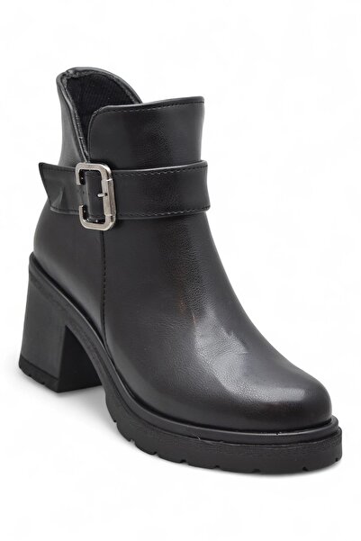 ISPARTALILAR 4560 حذاء نسائي بوت بنعل غير قابل للانزلاق مع أربطة وسحاب للاستخ...