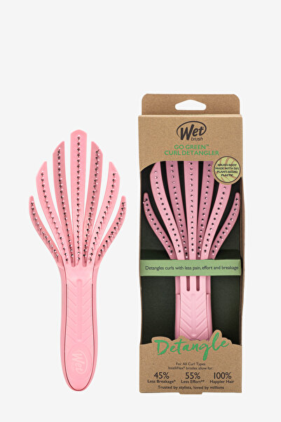 Wet Brush Go Green Curl Detangler Специална четка/гребен за разплитане на къд...