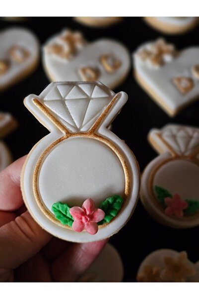 Mimosa Bakery Söz,Nişan,Düğün ve Nikah için Özel Butik Kurabiye-20Adet