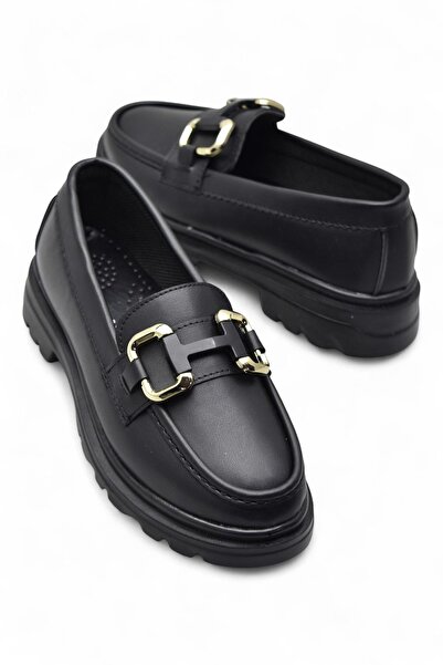 ISPARTALILAR 810 Άνετη σόλα καθημερινή μαύρα γυναικεία παπούτσια Laofer Casua...