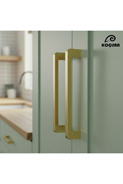 KOÇSAN Mâner de 128 mm, auriu mat, de lux, pentru mobilier de bucătărie, mâne...