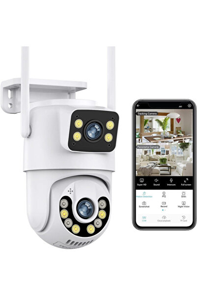 OEM Cameră de supraveghere WIFI, senzor de mișcare, lentile duble