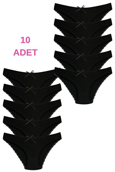 Newlilla 1101 بيكيني نسائي تي. دانتيلي عبوة تحتية مكونة من 10 قطع