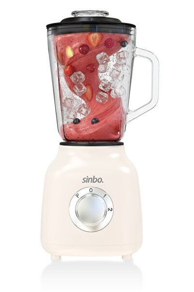 Sinbo Shb-7516 Turbo Blender - Smoothie Blender - 1.5 Liter Glass Jar-Cream