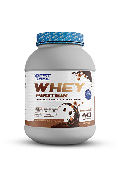 West Nutrition Whey Protein Tozu 1200 gr 40 Servis Fındık&çikolata