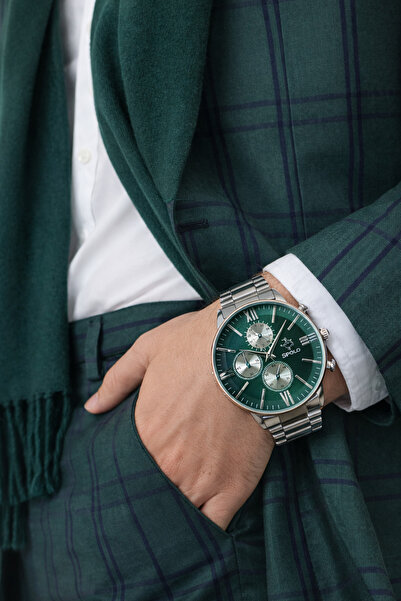 S.POLO Steel Cord Men's Watch Black Color Sports Model Bracelet with Gift Fat...