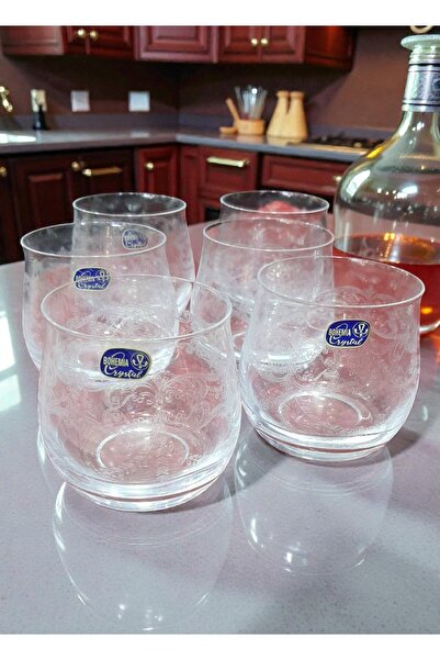 crystalex Bohemia Crystal Iside 6'lı 290ml Cam Su Viski Bardak Şeffaf Bohem B...