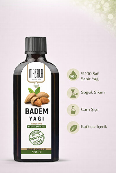 Genel Markalar Tatlı Badem Yağı 100 Ml. Soğuk Pres (sweet Almond Carrier Oil)