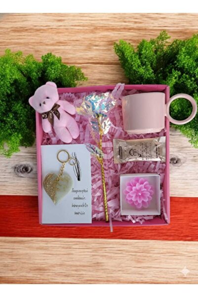 MARMORİ SERAMİK KUPA& EPOKSİ KALP ANAHTARLIK&SOLMAYAN GÜL&ŞAKAYIK MUM&KAHVE&S...