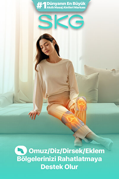 SKG W3 Pro Isı Ve Titreşimli Diz-omuz-dirsek Masaj Aleti, Eklem Ağrıları Şarj...