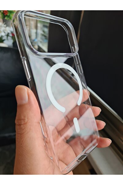 More Gsm iPhone 17 ProMax MagSafe Sararmaz Sert PC Kılıf | Ultra İnce Hafif |...
