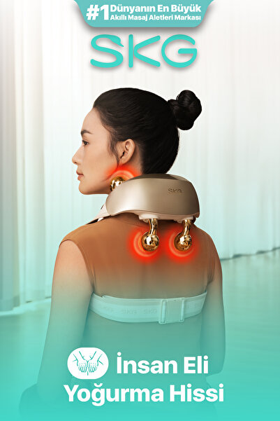 SKG H7 Ultra-E Boyun ve Omuz Masaj Aleti, Yoğurmalı, Shiatsu Masaj Terapisi, ...